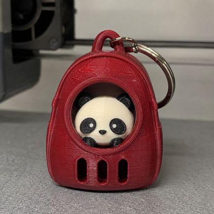 3D printed backpack buddy keychain 1