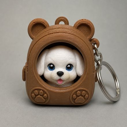 3D printed backpack buddy keychain 2