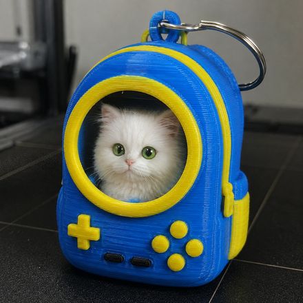 3D printed backpack buddy keychain 3