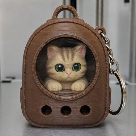 3D printed backpack buddy keychain 4