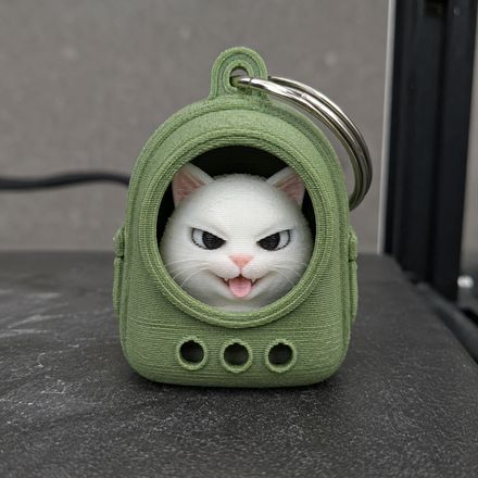 3D printed backpack buddy keychain 9