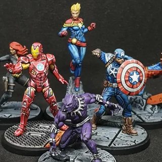 3D printed Marvel hero action figures