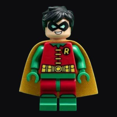 Brick-style toy figure printed in 3D