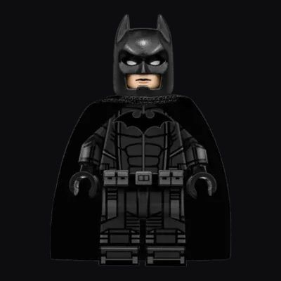 Block-style comic book figure printed in 3D