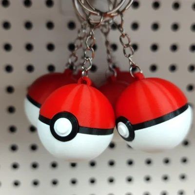 Custom ball keychains printed in 3D