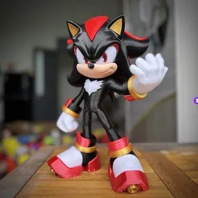 3D printed video game character figure