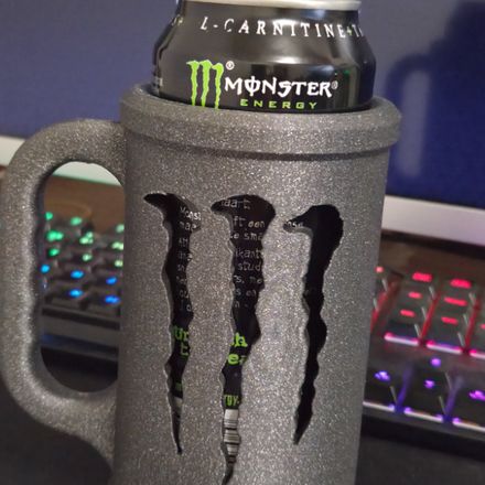 3D printed Monster can holder 4