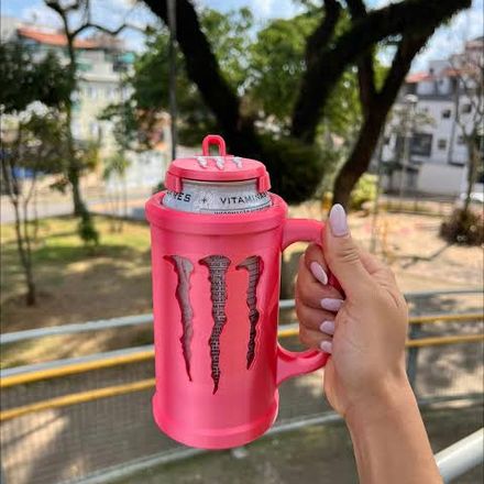 3D printed Monster can holder 5