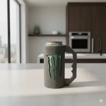 3D printed Monster can holder 7