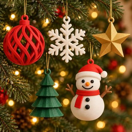 3D printed Christmas model 7