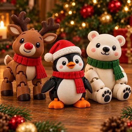 3D printed Christmas model 8